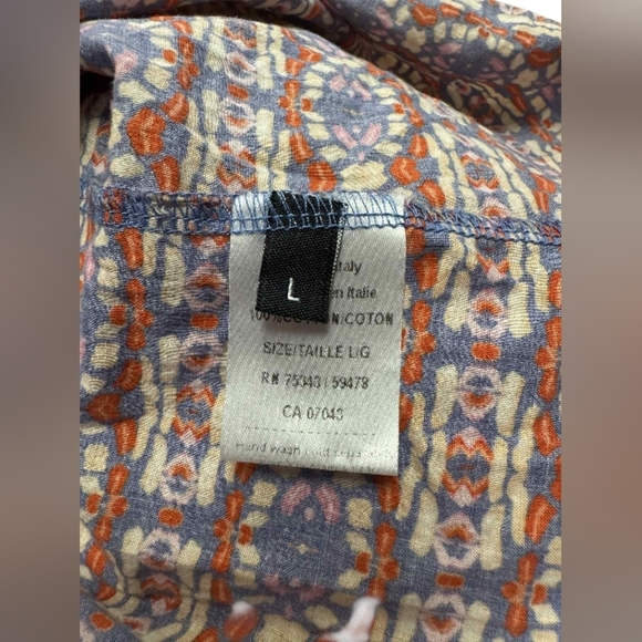 Magari Anthropologie Dress Maxi Purple/Red/Pink/Gold Sleeveless Size Large - Picture 7 of 8